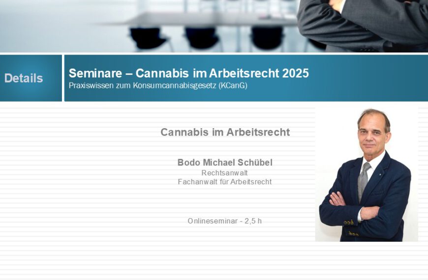 Cannabis im Arbeitsrecht