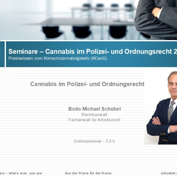 Cannabis im Polizei- und Ordnungsrecht
