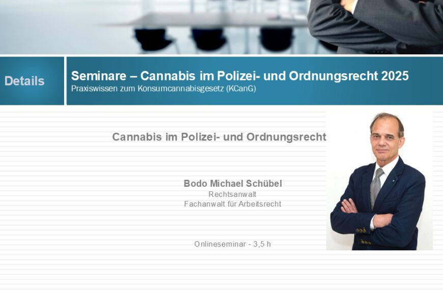 Cannabis im Polizei- und Ordnungsrecht