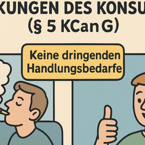EKOCAN: Erste Bilanz zum Konsumcannabisgesetz – Auswirkungen des Konsumverbots